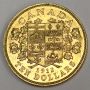 1912 Canada $10 dollars gold coin  EF45