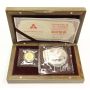 2005 China 1/10 oz gold & 1 oz silver Rooster 