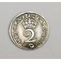 1721 two pence silver 2d Great Britain F/VF details 
