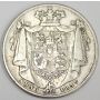 1837 half crown Britain William IV Fine F12