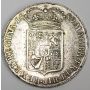 1689 half crown William and Mary 2nd shield no pearls frosted caul & int.
