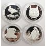 2000 Canada's Birds of Prey 4 Silver 50 Cent Coins