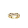 .64ct tcw ladies diamond ring 14k yellow gold 8-diamonds 