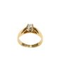 0.40ct diamond ring solitaire I3 round brilliant cut 14k yg