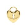 Tiffany & Co. 18k Gold Heart Lock With Keyhole Pendant Charm 
