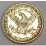 1882 Liberty head half eagle gold coin EF45  details 