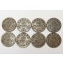 Canada key date cents 8-coins VG or better
