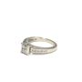 10kt white gold ring .40ct diamonds 