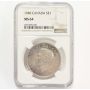 1948 Canada silver dollar NGC MS64 