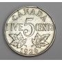 1926 Far 6 Canada 5 cents plus 1926 Near 6 Canada 5 cents 