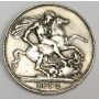 1892 Great Britain silver crown F/VF 