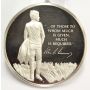 John F Kennedy 66gr 925 silver Medallion 
