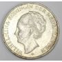 1931 Netherlands 2 1/2 Gulden silver coin EF45