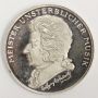 1956 Wolfgang Amadeus Mozart sterling silver Medallion