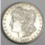 1887s Morgan silver dollar AU55