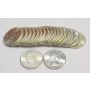 20x 1961 Canada 50 cents original roll of 20 coins 