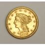 1878 quarter eagle $2.50 gold coin MS62