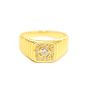 14 Karat Yellow gold 0.37 Carat Diamond Ring Clarity VS2 Size 9