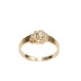 18 Karat Yellow gold 0.29 Carat Diamond Ring 