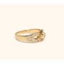 18 Karat Yellow Gold Diamond Ladies Ring VS2-I1 