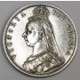 1887 half crown Great Britain Queen Victoria  AU50