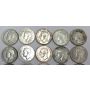 20x Canada 1949 silver dollars one roll of 20 all nice coins EF and AU