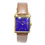 1950 Longines Wittnauer 23Z watch 17J cobalt blue dial 10K GF 