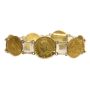 Quarter eagle USA gold coin bracelet 
