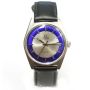 1971 Omega Geneve Automatic watch 563  166.041 17J SS Blue Silver dial 