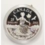 2013 Canada $25 An Allegory 1 oz Pure Silver Coin + $3 An Allegory Bronze Coin