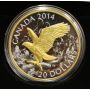 2014 Canada $20 Fine Silver Coin - Perched Bald Eagle