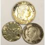 Haiti 25 cent 1815 & 1817 plus 1882 Haiti 20 cent silver
