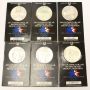 6x USA Proof Olympic Silver Dollars 4x1983 & 2x1984 .900 fine silver 