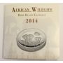 2014 1-oz 999 silver AFRICAN ELEPHANT High relief Cameo Proof