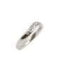 Tiffany & Co Elsa Peretti Platinum Diamond 3mm Curved Wedding Band