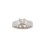 14 Karat White Gold Ladies 0.50 Carat Princess Cut Diamond Ring 