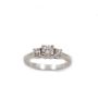 14 Karat White Gold Ladies 0.50 Carat Diamond Engagement Ring