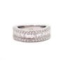 1.46ct tcw Diamonds 14K white gold ring with appraisal $5,100.00  Size-4.5