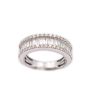 1.46ct tcw Diamonds 14K white gold ring with appraisal $5,100.00  Size-4.5
