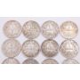 14 x Germany One Mark silver coins 1902-1908 