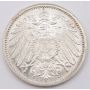 1915 G Germany 1 Mark silver coin Choice UNC