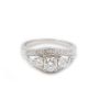 1.13ct tcw Diamonds 14k white gold Ring 