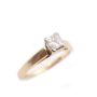 14K Yellow gold 0.45 Carat Princess Cut Diamond Engagement ring Size 7  