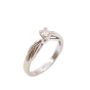 14K white gold Ladies 0.125 Carat Diamond Ring Size 5