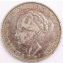 1932 Netherlands 2 1/2 Gulden silver coin VF
