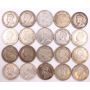 20x 1935 Canada silver dollars 20-coins FINE to EF+