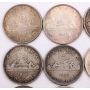 20x 1936 Canada silver dollars 20-coins VF and EF
