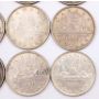 20x 1936 Canada silver dollars 20-coins VF and EF