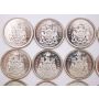 20x 1965 Canada 50 cents 20-coins all heavy cameo Choice UNC