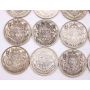 21x Canada 50 cents 7x1937 7x38 7x39 semi-key date 50c 21-coins VG or better